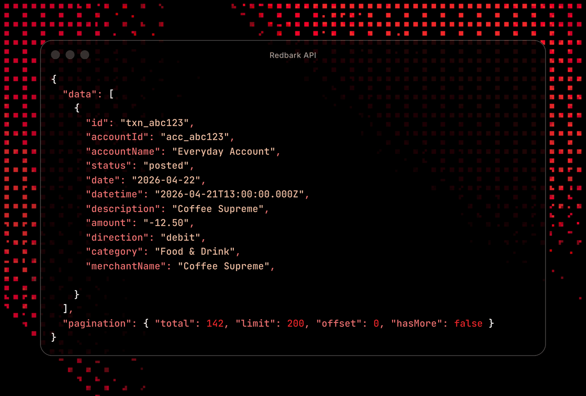 Build Your Own Personal Finance App With the Redbark Developer API